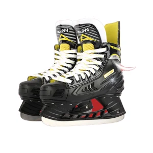 Ice Hockey Skates Shoes Professional Ice Skating Blade Shoe Thermal Thicken Carbon Steel Blade Adult Teenagers Kids 1
