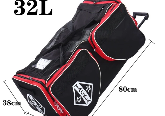 Wheeled 32L Hockey Bag Ice Hockey Equipment With Wheels Hockey Accessories 6