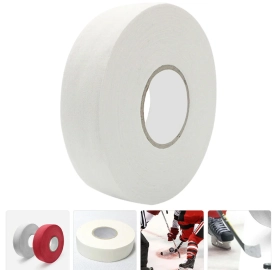 Ice Hockey White Black Color Tape Blade Protection